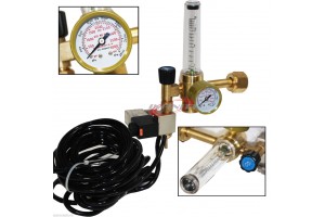 Hydroponics Flow Meter Control Exotic CO2 Injection System Regulator Grow Room